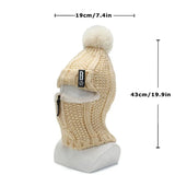 Knitted Winter Hat with Pom Pom | Warm and Trendy