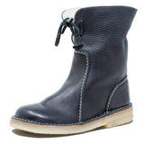 Waterproof Vintage Boots with Wool Lining