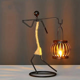 Stylish Metal Candle Holder for a Cozy Atmosphere