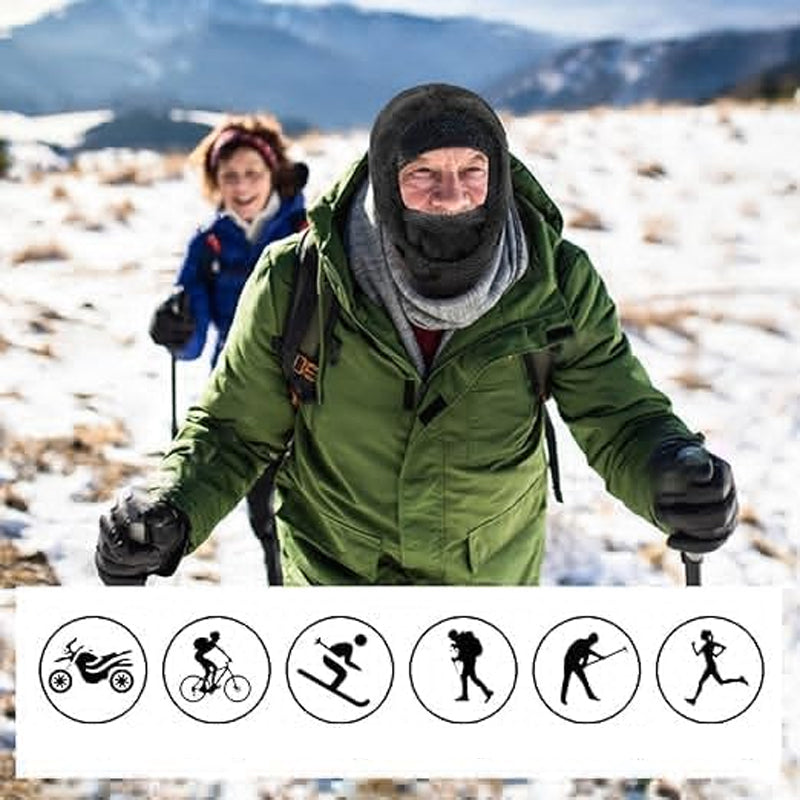 FrostCover 3-in-1 Winter Hat - Warm, Windproof, and Multifunctional