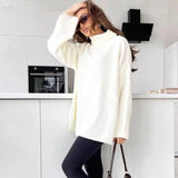 Stylish Women's Turtleneck Sweater for Cold Days