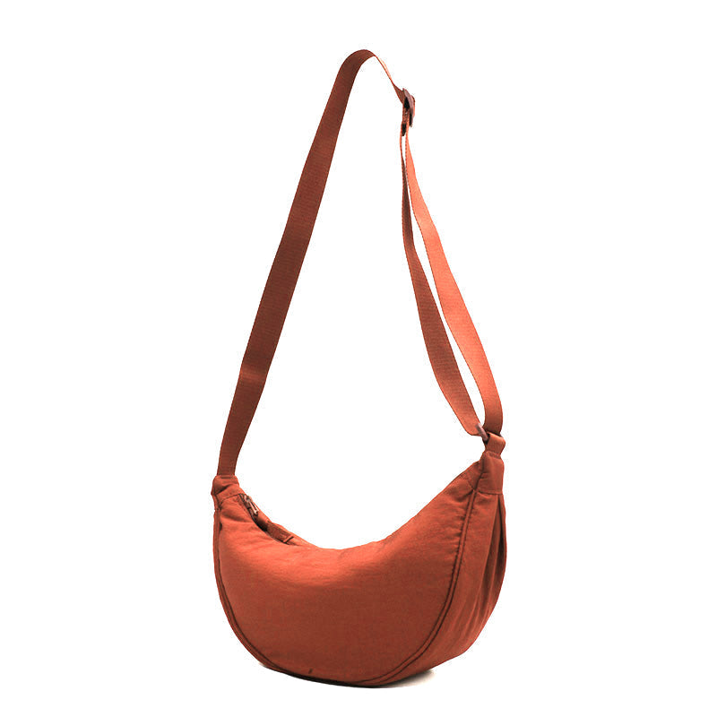 LunaCross - Organize and Transport with Style with this Half-Moon Shoulder Bag