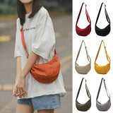 LunaCross - Organize and Transport with Style with this Half-Moon Shoulder Bag