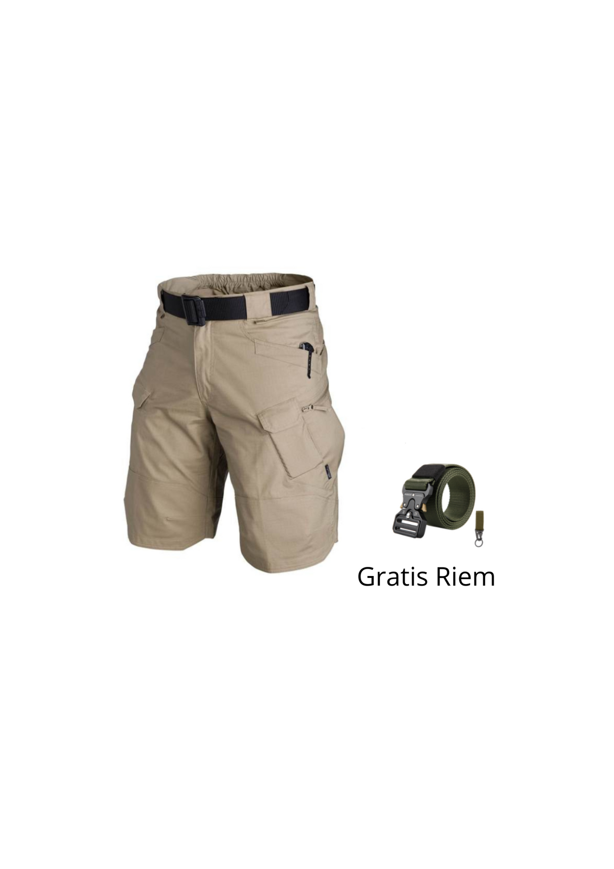 TrailBlaze - Quick-Dry Outdoor Cargo Shorts with Belt