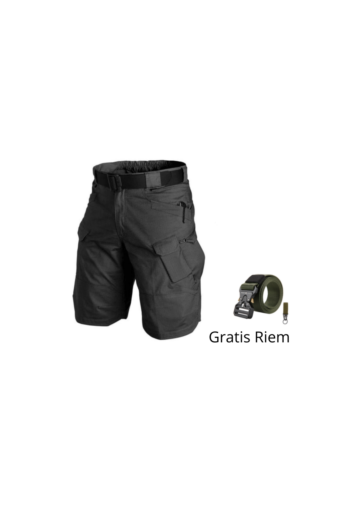 TrailBlaze - Quick-Dry Outdoor Cargo Shorts with Belt