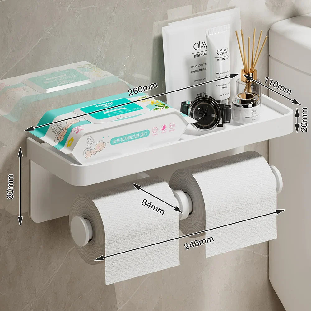 Luxury Hold - Multifunctional Toilet Paper Holder