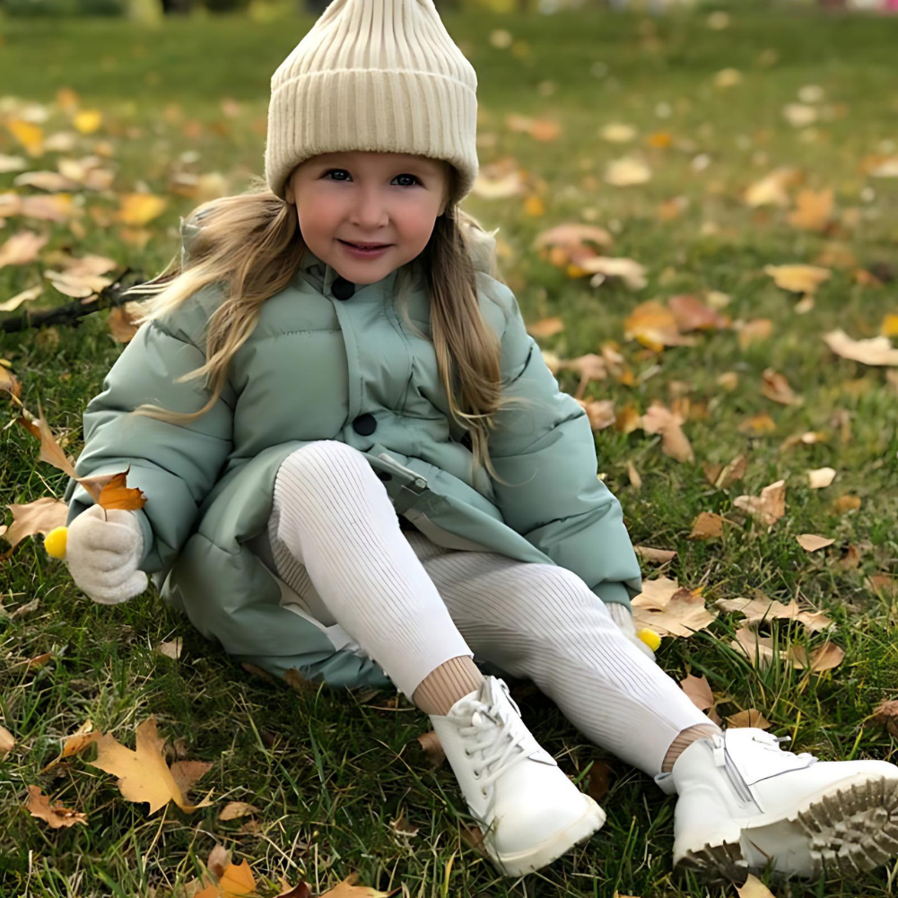 PolarMate Kids' Winter Jacket with Hood - Warm, Stylish, and Comfortable