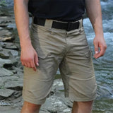 TrailBlaze - Quick-Dry Outdoor Cargo Shorts with Belt