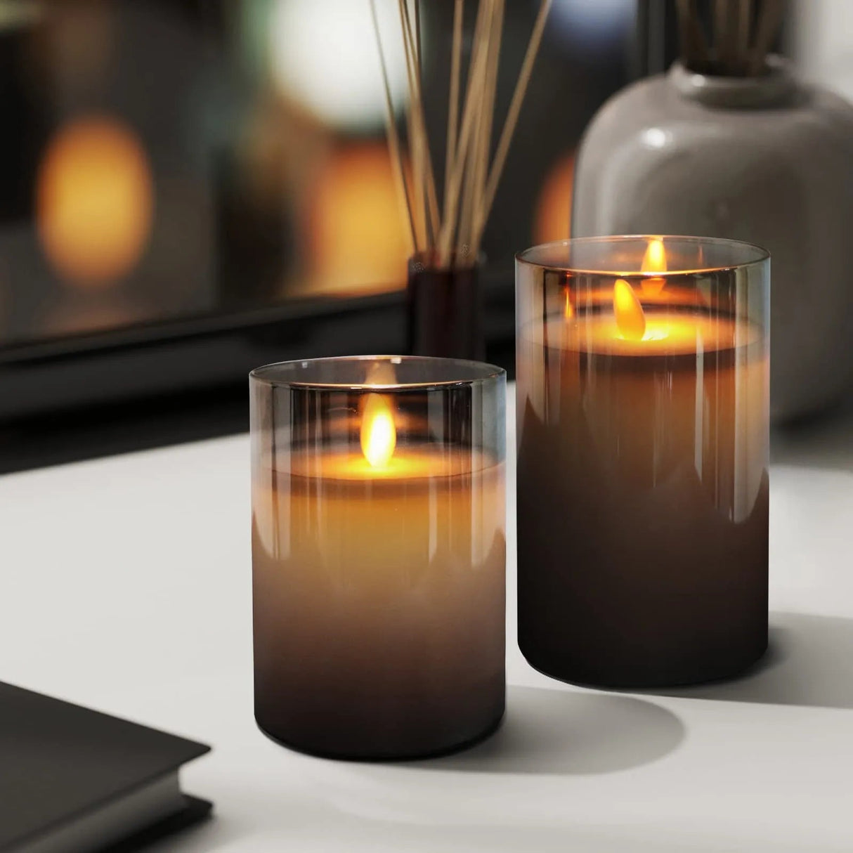 LuminaGlow - LED Candle Set