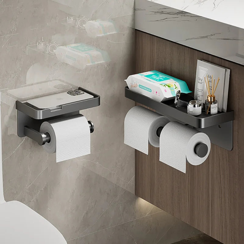 Luxury Hold - Multifunctional Toilet Paper Holder