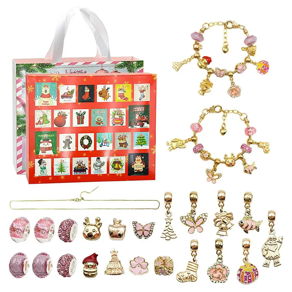 SparkleDays Advent Calendar - 24 Unique Jewelry Pieces for Women and Girls