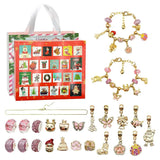 SparkleDays Advent Calendar - 24 Unique Jewelry Pieces for Women and Girls