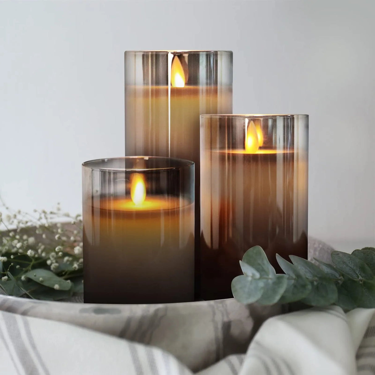 LuminaGlow - LED Candle Set