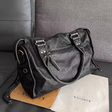 NoirClass - Luxury Black Leather Handbag