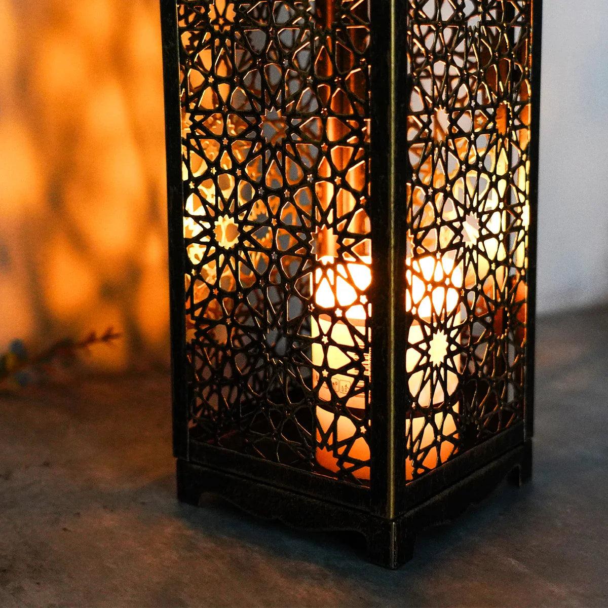 OrientGlow Oriental Lantern - Vintage Design Ambient Candle Holder