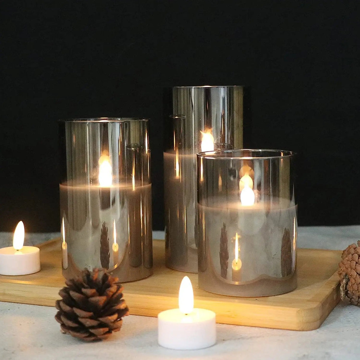 LuminaGlow - LED Candle Set