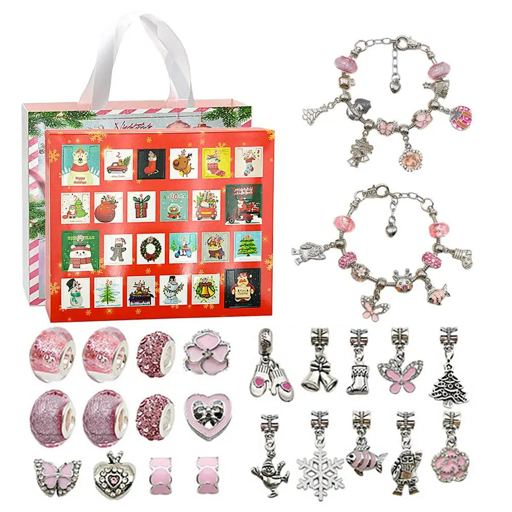 SparkleDays Advent Calendar - 24 Unique Jewelry Pieces for Women and Girls