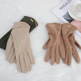 VelvetGrip - Elegant Suede Gloves with Cashmere Lining