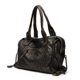 NoirClass - Luxury Black Leather Handbag