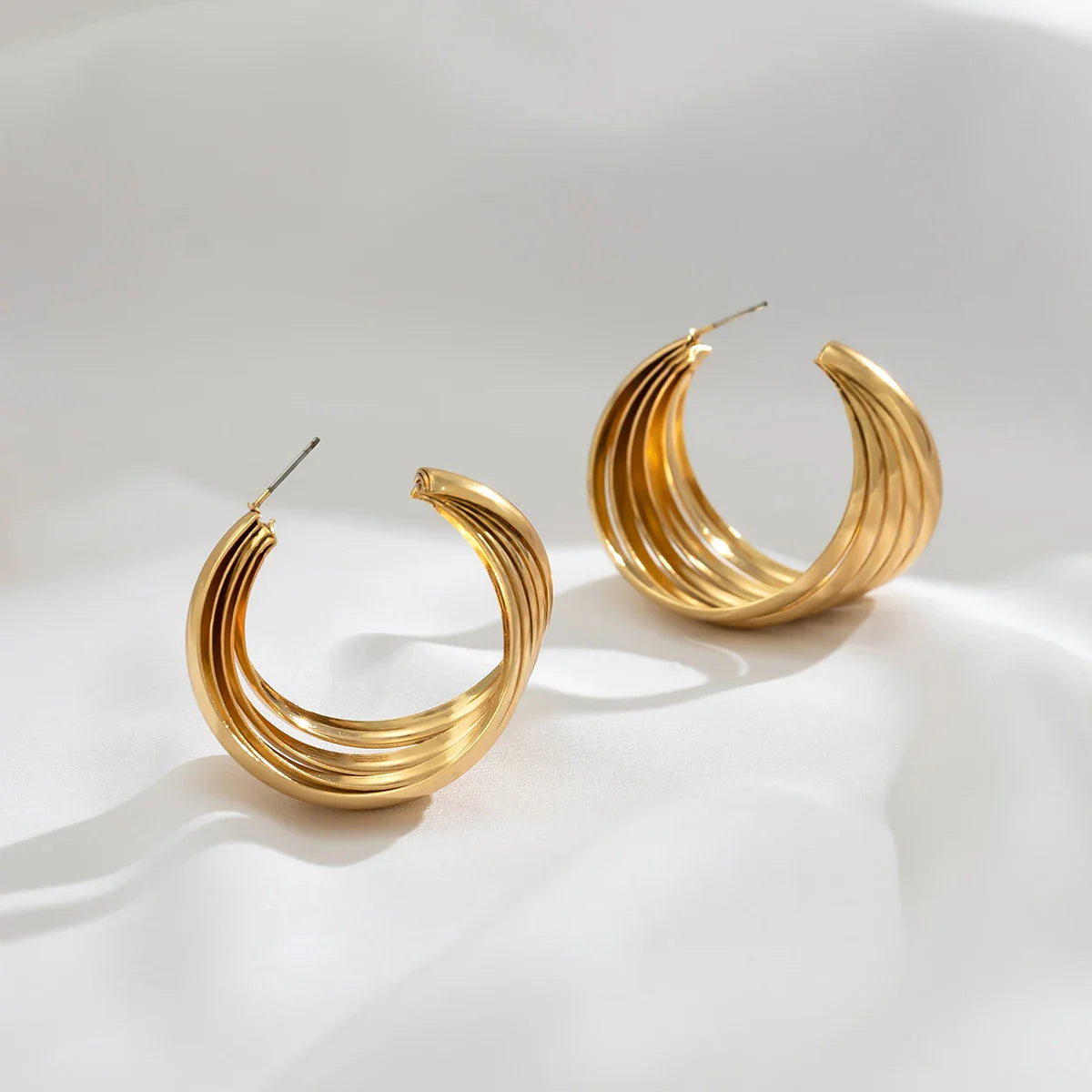 Classic Elegance - Metal Earrings