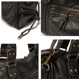 NoirClass - Luxury Black Leather Handbag