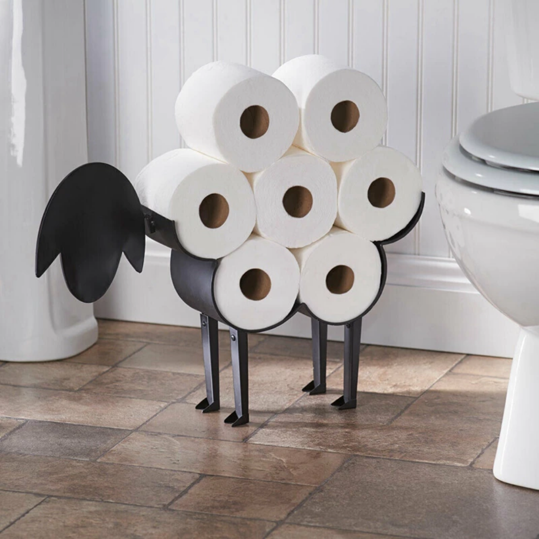 FunShape Toilet Paper Holder - Animal Print Toilet Roll Holder