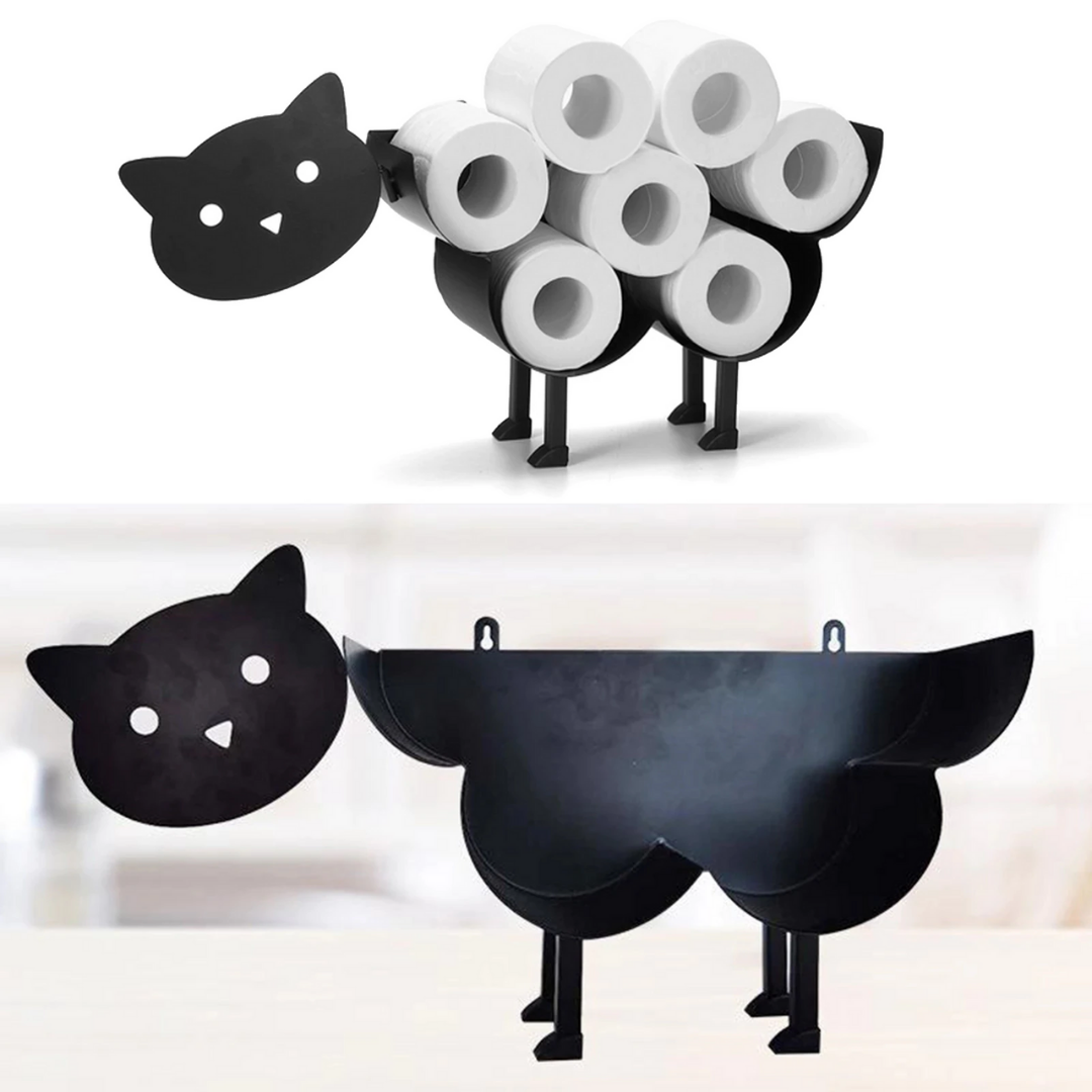 FunShape Toilet Paper Holder - Animal Print Toilet Roll Holder