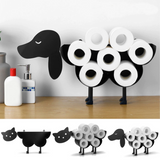 FunShape Toilet Paper Holder - Animal Print Toilet Roll Holder