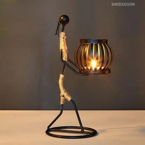 Stylish Metal Candle Holder for a Cozy Atmosphere