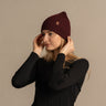 Thick Merino Wool Beanie for Women