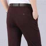 Men's Stretch Water-Resistant No-Iron Trousers