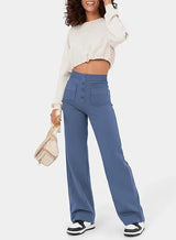 High-Waisted Elastic Leisure Pants for Women - 50% Off