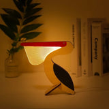 Animal LED Night Light Wood Acrylic USB Table Lamp