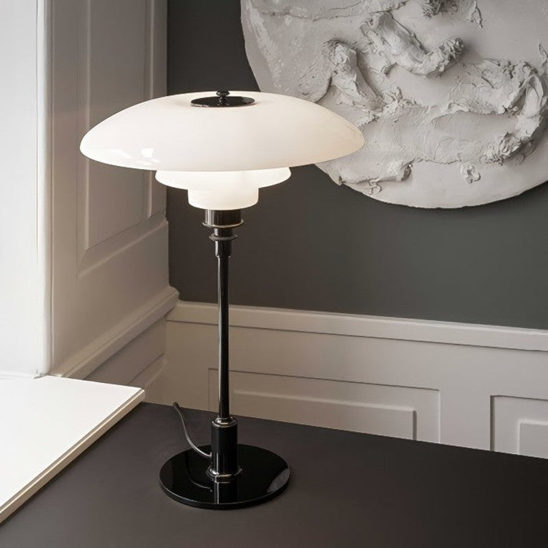 Table Lamp Made of High-Quality Steel and Glass | Modern Design for Any Space