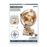 Illuminated Globe Night Light and 3D Wooden Puzzle