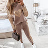 Stylish Heart Pattern Loungewear Set for Women