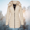 Fashionable and Warm Women's Jacket with Waist Accent