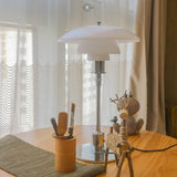 Table Lamp Made of High-Quality Steel and Glass | Modern Design for Any Space