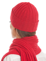 Cashmere Scarf Set with Hat - Made in Italy