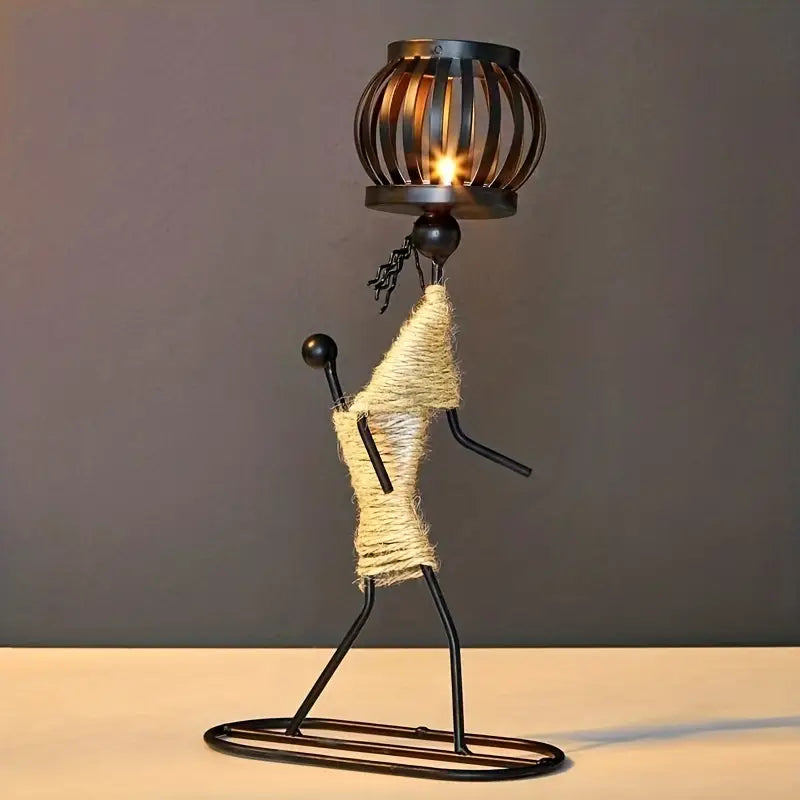 Stylish Metal Candle Holder for a Cozy Atmosphere