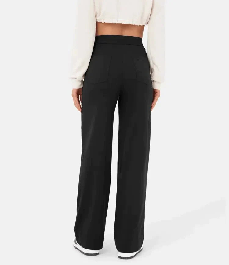 High-Waisted Elastic Leisure Pants for Women - 50% Off