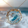 OceanSpirit Necklace - Maritime Jewelry with Ocean Symbol in Gold or Silver