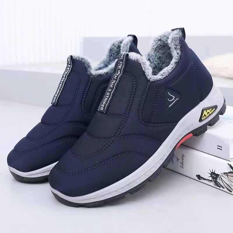 Warm Waterproof Non-Slip Ankle Boots with Fleece Lining