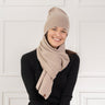 Winter Set: 2-Piece Merino Wool and Cashmere Hat and Scarf