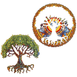 Wooden Puzzle with Tree of Life Design