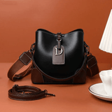 Luxury Leather Crossbody Bag - Elegant and Spacious Shoulder Bag