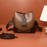 Luxury Leather Crossbody Bag - Elegant and Spacious Shoulder Bag