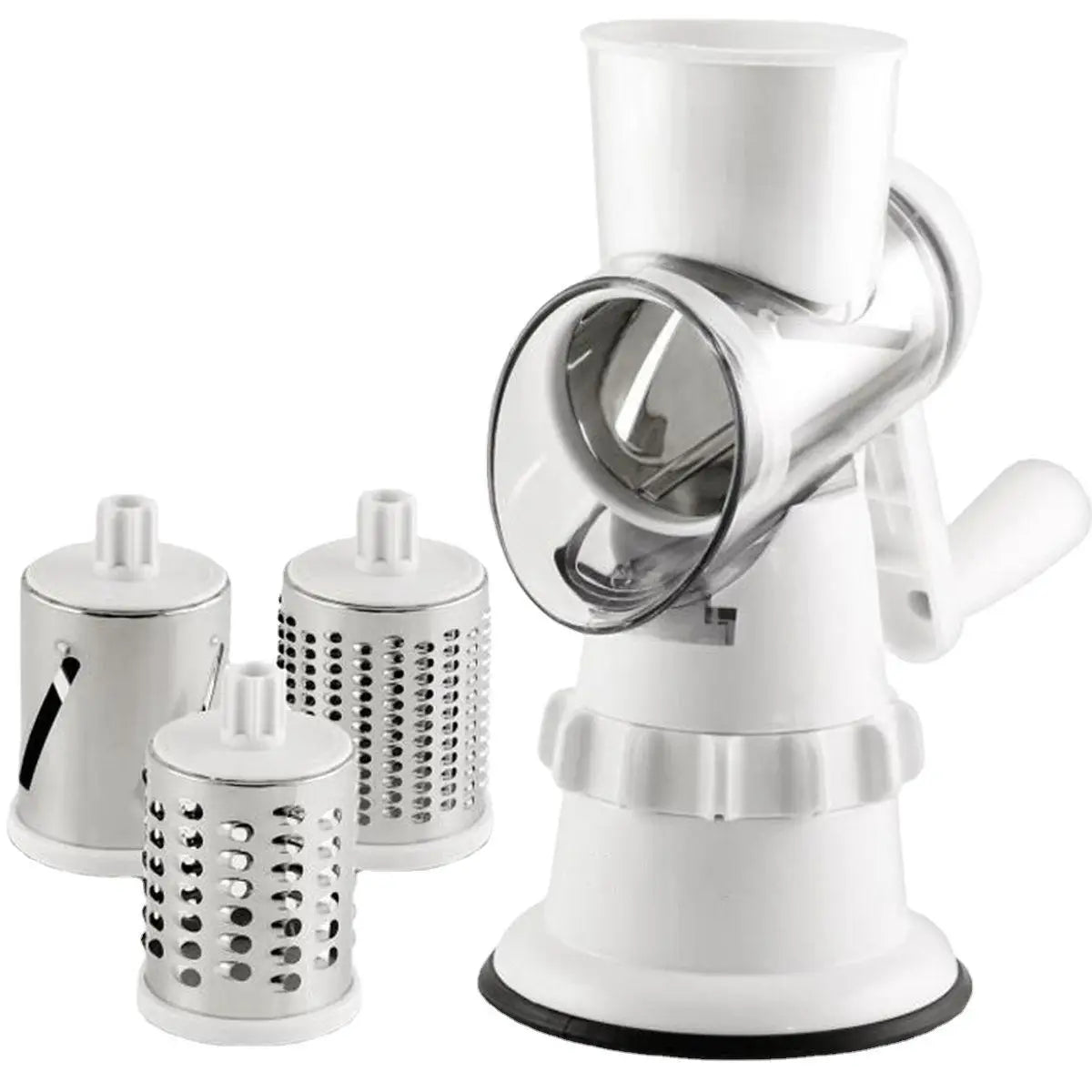 3-in-1 Manual Vegetable Slicer with 3 Replaceable Blades