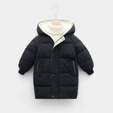 Warm Kids Parka for Trendy Children in Various Colors