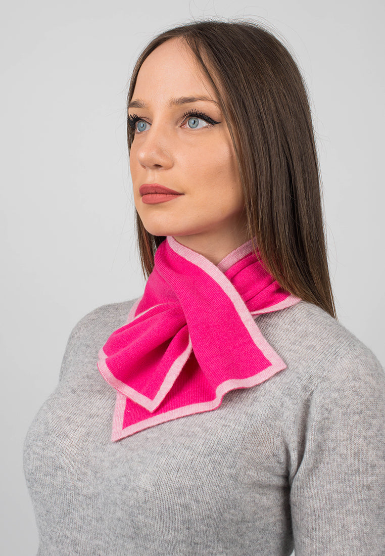 Mini Scarf Made of 100% Italian Cashmere for Winter Comfort